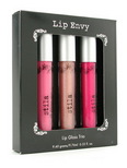 Stila Lip Envy Silk Shimmer Lip Gloss Trio (Wild Pink, Beige Shimmer, Hibiscus)