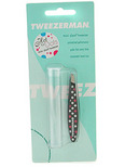 Tweezerman Mini Slant Tweezer Hot for Dots - Black with Pink & White Dots