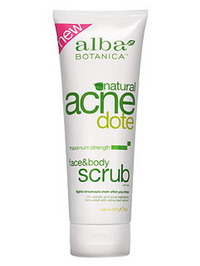 Alba Botanica Acnedote Face & Body Scrub - 8oz