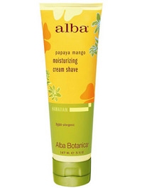 Alba Botanica Papaya Mango Moisturizing Cream Shave - 5oz
