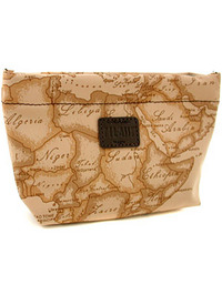 Alviero Martini Cosmetic Bag 1202495 # 19 Beige Scuro / Dark Beige - 13x10.5x3 cm