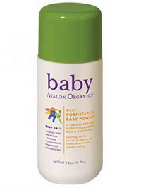 Avalon Organics Baby Silky Cornstarch Baby Powder - 2.5oz