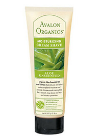 Avalon Organics ALOE Unscented Moisturizing Cream Shave - 8oz
