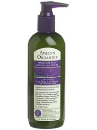 Avalon Organics Lavender Moisture Plus Lotion with SPF 18 - 7oz