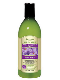 Avalon Organics LAVENDER Bath & Shower Gel - 12oz