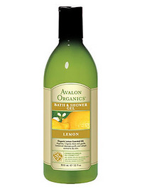 Avalon Organics LEMON Bath & Shower Gel - 12oz