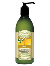 Avalon Organics LEMON Hand & Body Lotion - 12oz