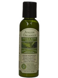 Avalon Organics ALOE Unscented Hand & Body Lotion 2oz - 2oz