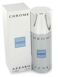 Azzaro Chrome Deodorant Spray - 3.4 OZ