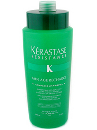 Kerastase Resistance Bain Age Recharge 1000ml/34oz - 1000ml/34oz