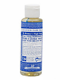 Dr. Bronner's Peppermint Liquid Soap 4oz - 4oz