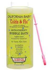 California Baby Colds & Flu Aromatherapy Bubble Bath - 13oz