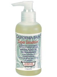 California Baby Super Sensitive Massage Oil - 4.5oz