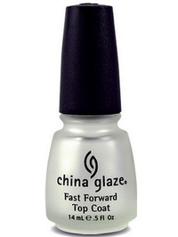 China Glaze Fast Forward Top Coat - 0.65oz