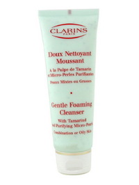 Clarins Gentle Foaming Cleanser With Tamarind & Purifying Micro Pearls ( Combination/ Oily Skin ) -- - 4.4oz