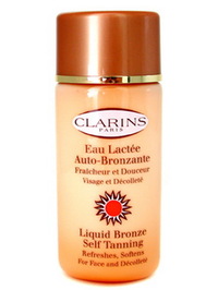 Clarins Liquid Bronze Self Tanning ( Face & Decollete ) 125ml/4.2oz - 4.2oz