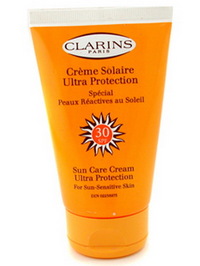Clarins Sun Care Cream  Ultra Protection SPF 30 - 4.4oz