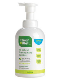 Clean Well Foaming Hand Sanitizer - 8oz