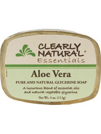Clearly Natural Glycerine Bar Soap - Aloe Vera - 4oz
