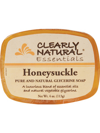 Clearly Natural Glycerine Bar Soap - Honeysuckle - 4oz