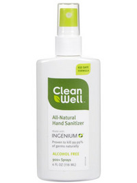Clean Well Natural Hand Sanitizer Spray 4oz - 4oz