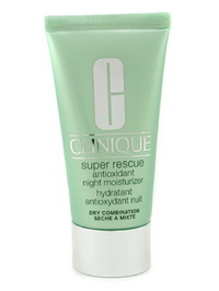 Clinique Super Rescue Antioxidant Night Moisturizer (Dry Combination Skin) - 1.7oz