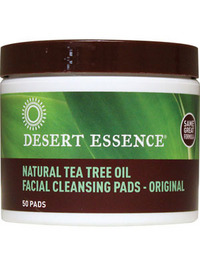 Desert Essence Natural Tea Tree Oil Facial Cleansing Pads - 50pads