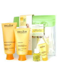 Decleor Home SPA Set: Firming Stretch Mark Crm+ Exfoliant B/G+ Tonilastil Balm....--4pcs - 4 items