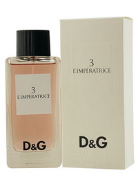 Dolce & Gabbana D&G 3 L'imperatrice Ladies EDT Spray - 3.3 OZ