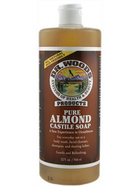 Dr. Woods Castile Soap Pure Almond - 32oz