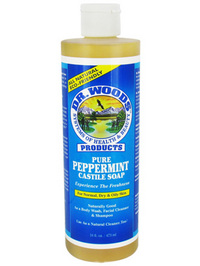 Dr. Woods Castile Soap Pure Peppermint - 16oz
