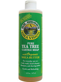 Dr. Woods Tea Tree Castile Soap w/ Shea Butter - 16oz