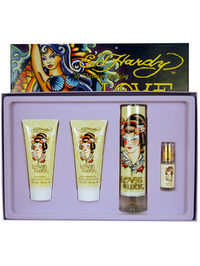 Ed Hardy Love And Luck by Christian Audigier Set (4 pcs) - 4 pcs