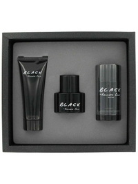 Kenneth Cole Black Set (spray/ aftershave/ deo) - 3 pcs