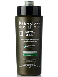 Kerastase Homme Capital Force Anti-Oiliness Shampoo 1000ml/34oz - 34oz