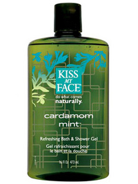 Kiss My Face Shower/Bath Gel Cardamom Mint - 16oz