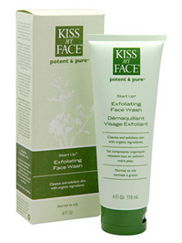 Kiss My Face Start Up Exfoliating Face Wash - 4oz