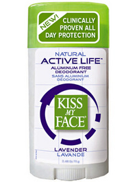 Kiss My Face Active Life Stick Deodorant Lavender - 1.7oz