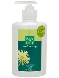 Kiss My Face Liquid Moisture Soaps Tea Tree Germsaside - 9oz