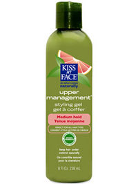 Kiss My Face Upper Management Styling Gel w/ Organic Botanicals - 8.5oz