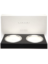 Linari BLACK ACRYLIC Square Dual Base - 4oz.