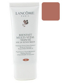 Lancome Bienfait Multi Vital Teinte High Potency Tinted Moisturizer SPF30 No.4 Bronze ( Made in USA ) - 1.7oz