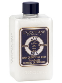 L'Occitane Shea Milk Foaming Cream Bath - 16.9oz