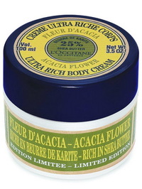 L'Occitane Ultra Rich Body Cream Acacia - 3.4oz