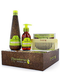 Macadamia Natural Oil Essentials Gift Set - 4.2oz+10oz+1oz