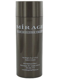 Mirage Hair Building Fibers, Black Color - 0.78oz