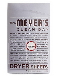 Mrs. Meyer’s Clean Day Lavender Dryer Sheets - 80 sheets