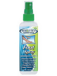Naturally Fresh Deodorant Crystal Foot Spray - 4.25oz