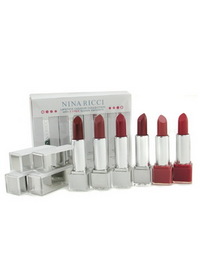 Nina Ricci Lipstick Colour Collection (Velvet Set 2) - 6x0.12oz