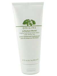 Origins A Perfect World Highly Hydrating Body Lotion with White Tea - 6.7oz